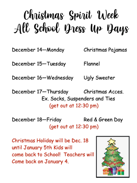 christmas dress up days